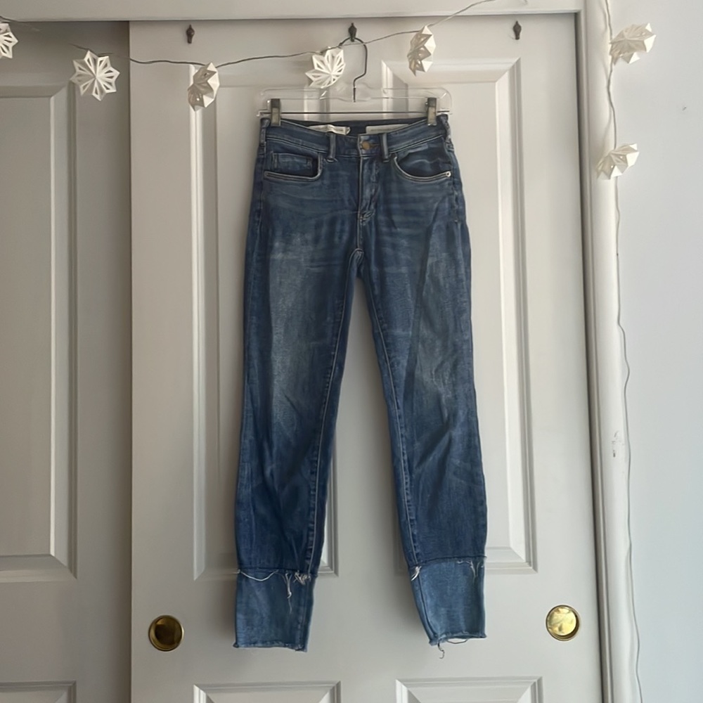 Pilcro and the letterpress color block high rise skinny jean - Picture 2 of 4
